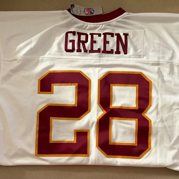 Mitchell & Ness White and Maroon Jersey